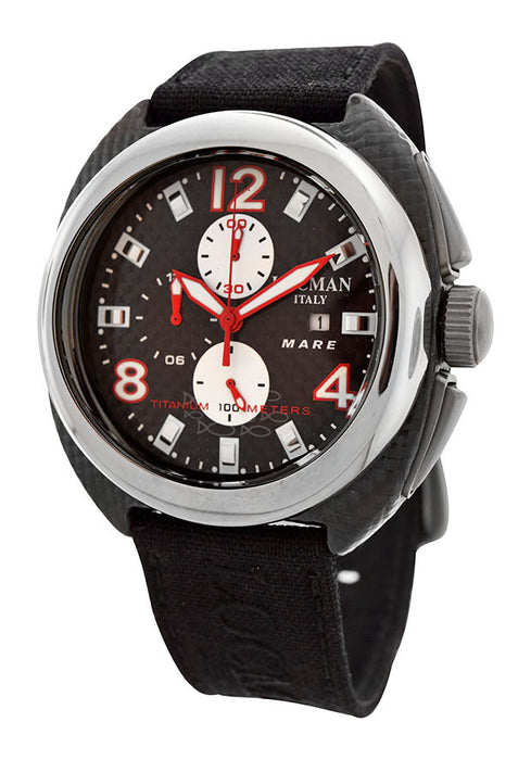 Locman Men's Classic Black Dial Watch - 134CRBWH
