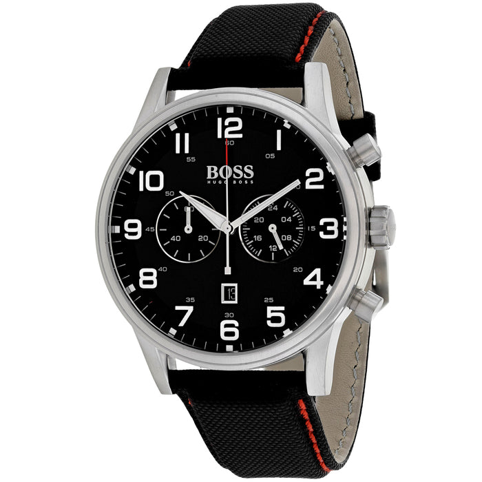 Hugo Boss Men's Aeroliner Black Dial Watch - 1512919