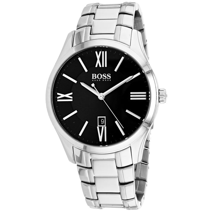 Hugo Boss Men's Ambassador Black Dial Watch - 1513025