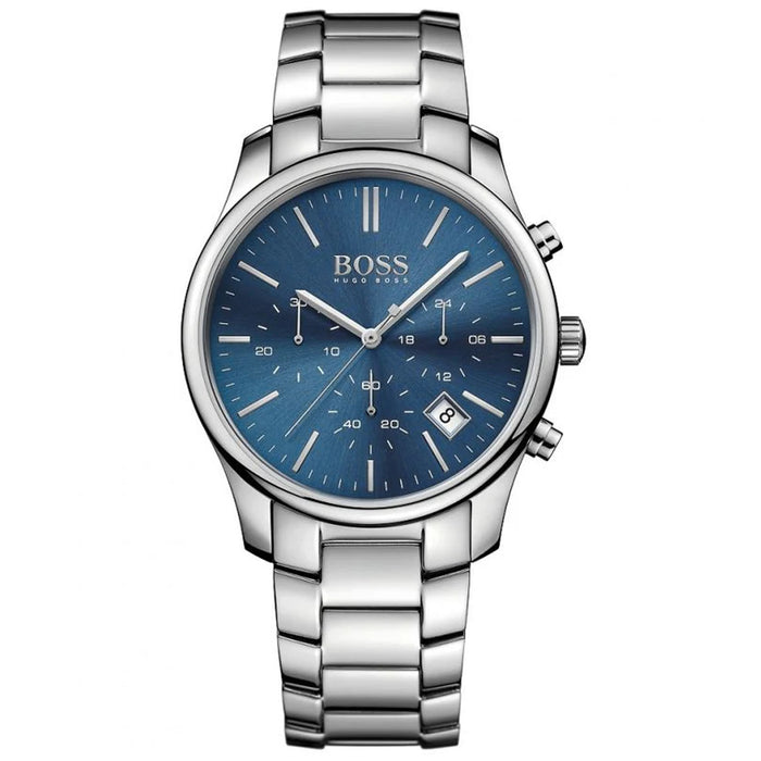 Hugo Boss Men's Time One Commander Blue Dial Watch - 1513434