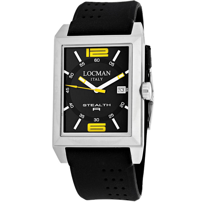 Locman Men's Classic Black Dial Watch - 240BKYL1BK