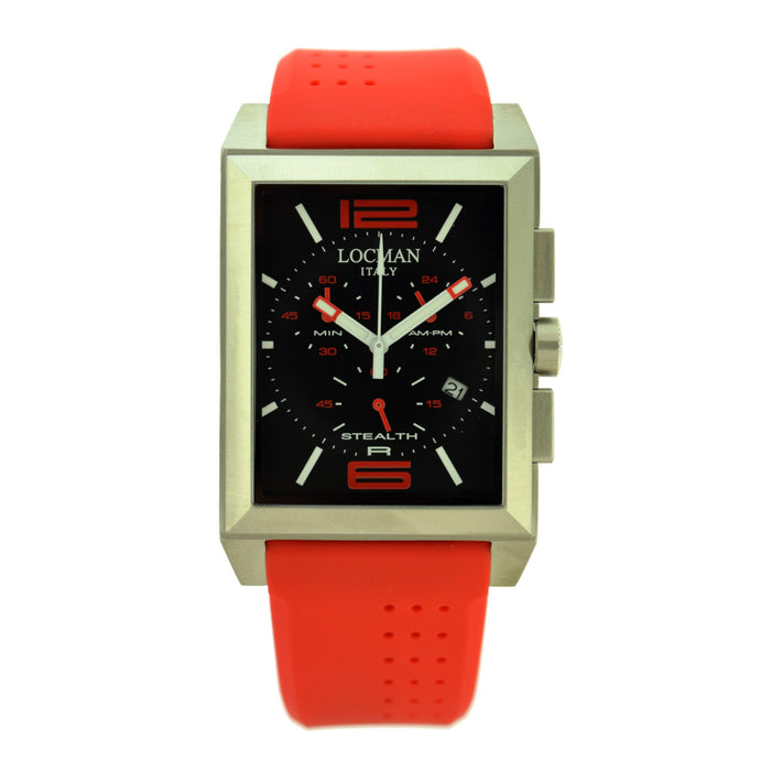 Locman Men's Classic Black Dial Watch - 242BKRD1RD