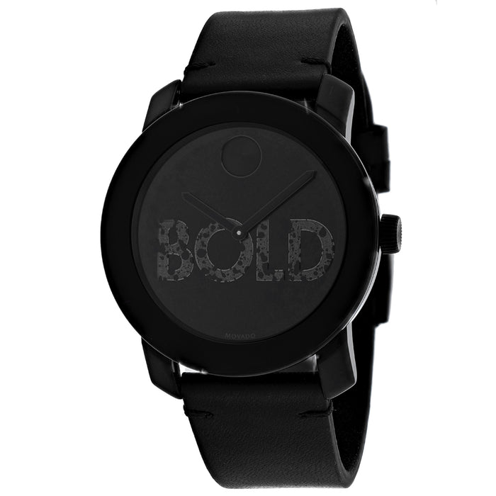 Movado Men's Black Dial Watch - 3600557