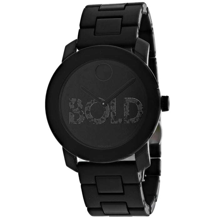 Movado Men's Black Dial Watch - 3600559
