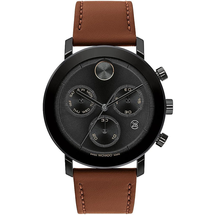 Movado Men's Bold Evolution Black Dial Watch - 3600884