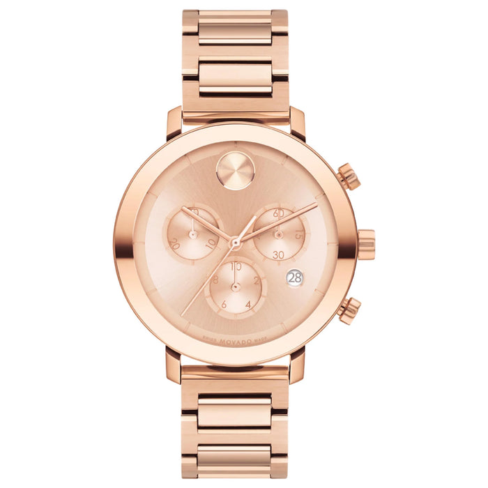 Movado Women's Bold Rose Gold Dial Watch - 3600886