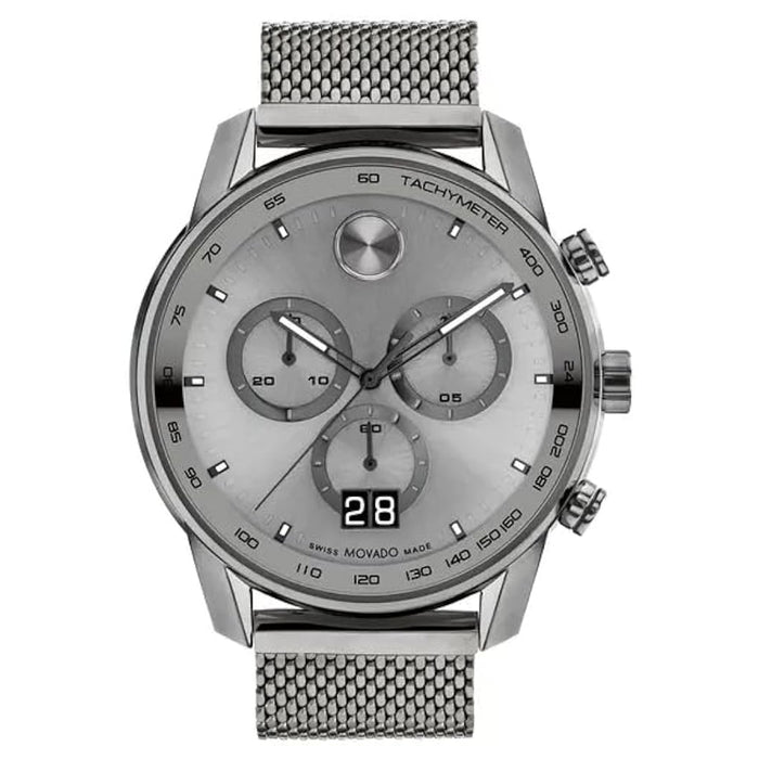 Movado Men's Bold Grey Dial Watch - 3600910