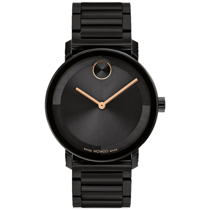 Movado Men's Bold Black Dial Watch - 3601112