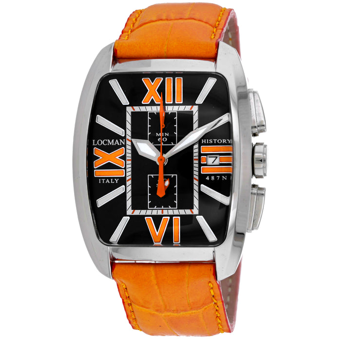 Locman Men's Classic Black Dial Watch - 487NBKOR1OR