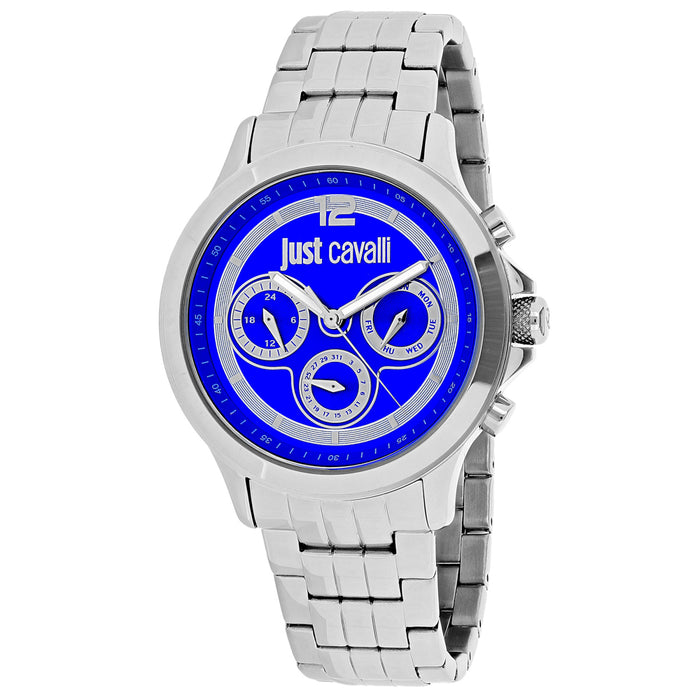 Just Cavalli Men's Just Iron Blue Dial Watch - 7253596003