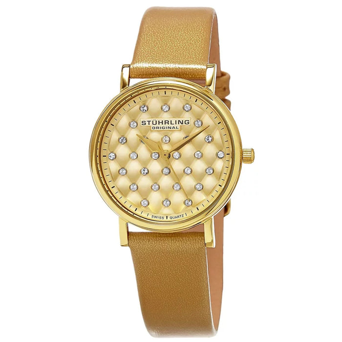 Stuhrling Women's Audrey Gold Dial Watch - 799.03