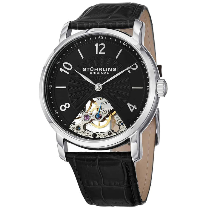 Stuhrling Men's Classic Black Dial Watch - 927.02