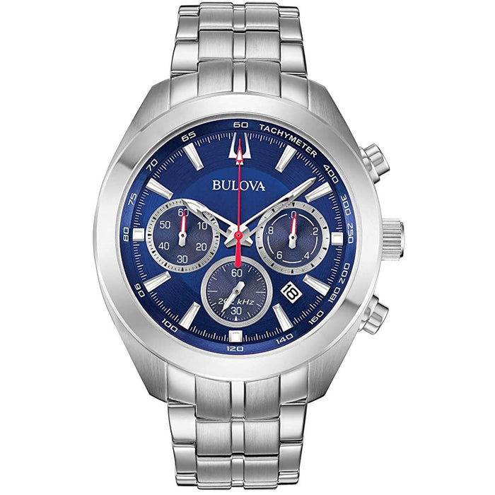 Bulova Men's Classic Blue Dial Watch - 96B285