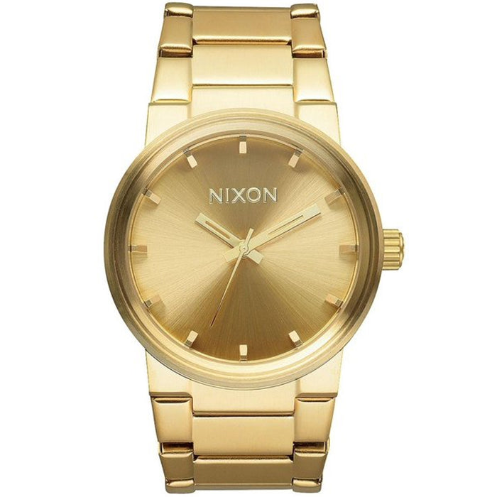 Nixon Men's Cannon Gold Dial Watch - A160-502