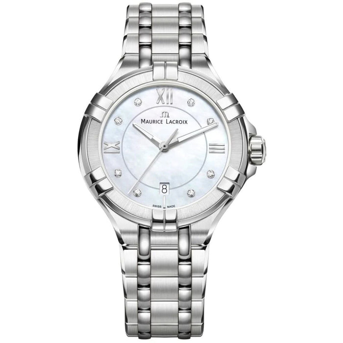 Maurice Lacroix Women's Aikon White Dial Watch - AL1006-SS002-170-