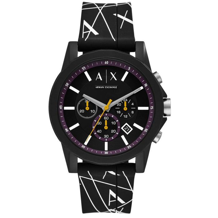 Armani Exchange Men's Classic Black Dial Watch - AX1349