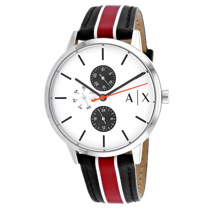 Armani Exchange Men's Cayde White Dial Watch - AX2724