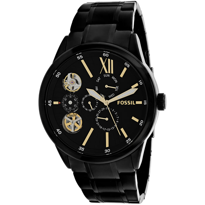 Fossil Men's Black Dial Watch - BQ2220