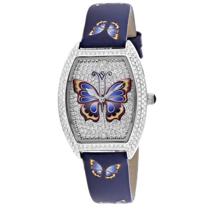 Christian Van Sant Women's Papillon Silver Dial Watch - CV4872