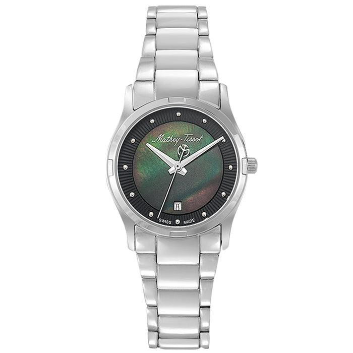Mathey Tissot Women's Classic Black Dial Watch - D2111AN