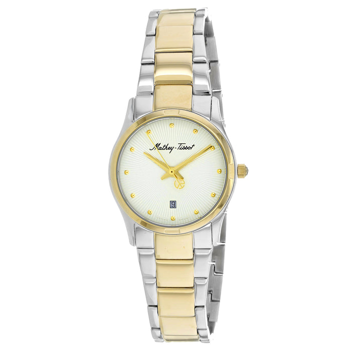Mathey Tissot Women's Classic Gold Dial Watch - D2111BDI