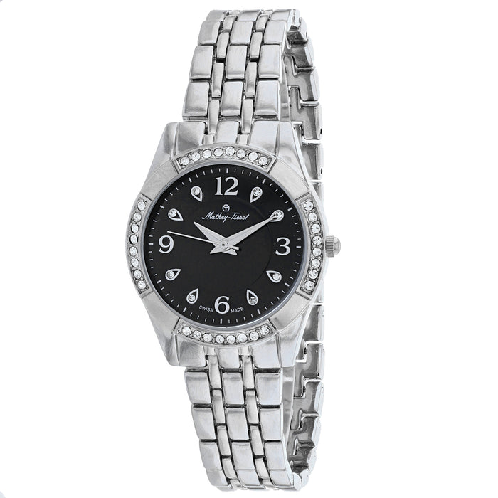 Mathey Tissot Women's FLEURY 2568 Black Dial Watch - D2568AN