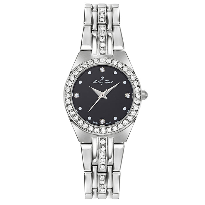 Mathey Tissot Women's FLEURY 2581 Black Dial Watch - D2580AN