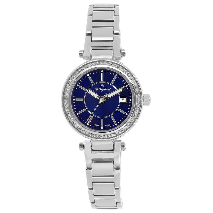 Mathey Tissot Women's Classic Blue Dial Watch - D610ABU