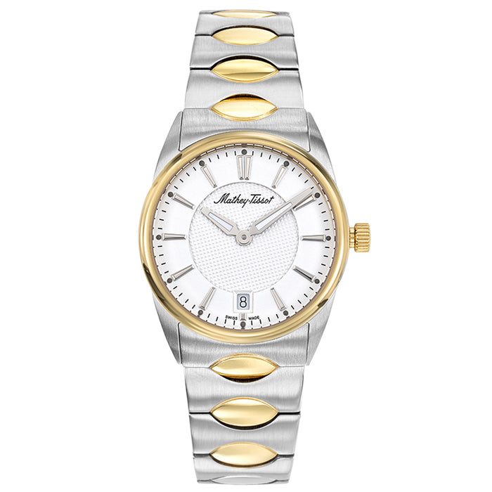 Mathey Tissot Women's Classic White Dial Watch - D791BI