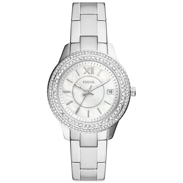 Fossil Women's Stella Silver Dial Watch - ES5130