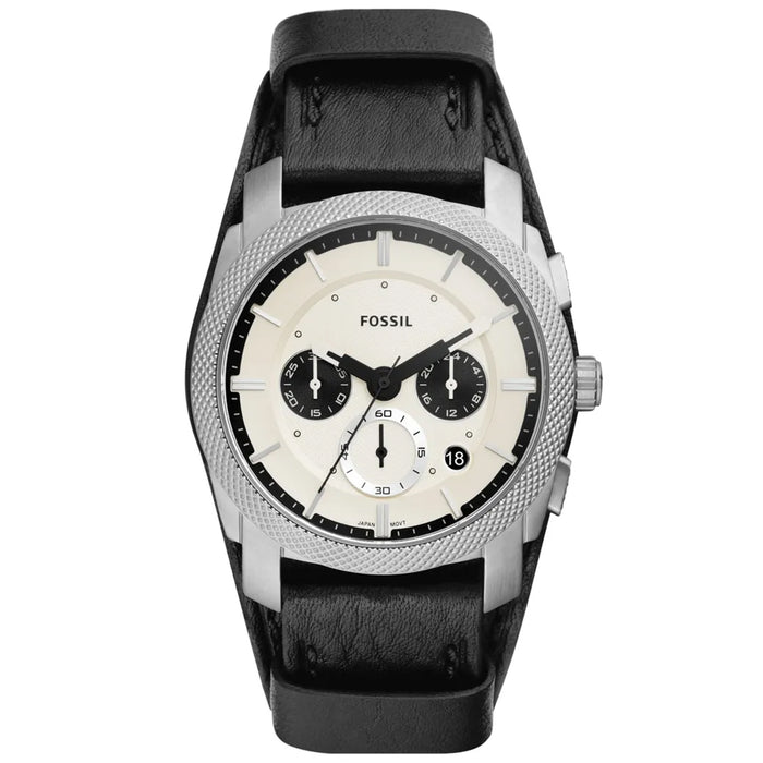 Fossil Men's Machine White Dial Watch - FS5921