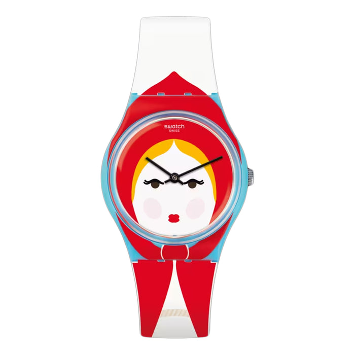Swatch Women's Cappuccetto Multicolor Dial Watch - GS150