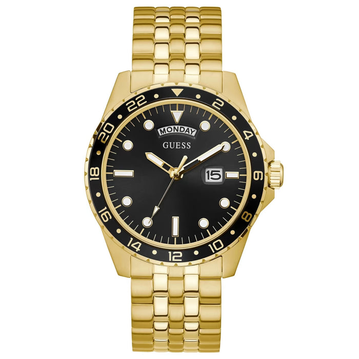 Guess Men's Classic Black Dial Watch - GW0220G4