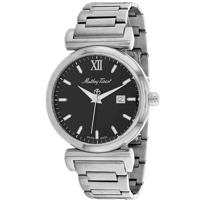 Mathey Tissot Men's Black Dial Watch - H410AN