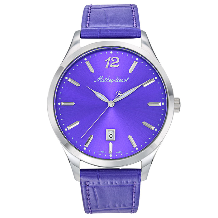 Mathey Tissot Men's Urban Purple Dial Watch - H411PU