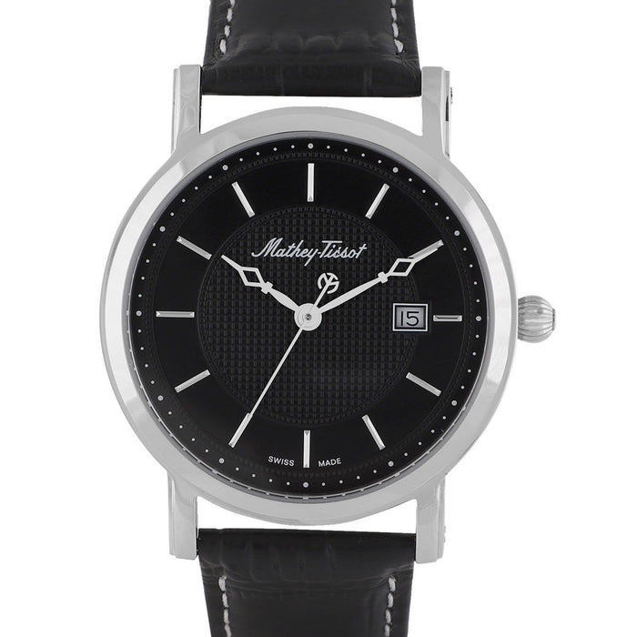 Mathey Tissot Men's City Black Dial Watch - H611251AN