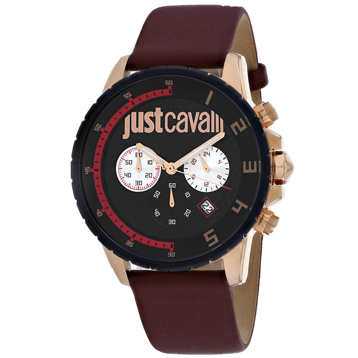 Just Cavalli Men's Sport Black Dial Watch - JC1G063L0245