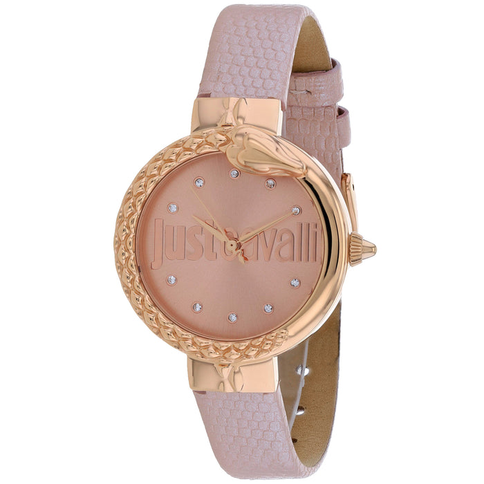 Just Cavalli Women's Animalier Rose gold Dial Watch - JC1L097L0035