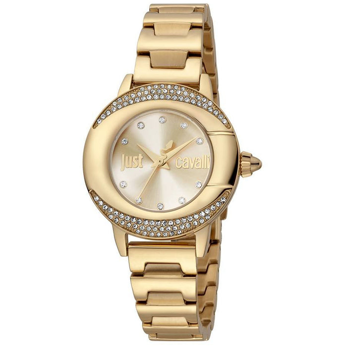 Just Cavalli Women's Glam Chic Gold Dial Watch - JC1L150M0055