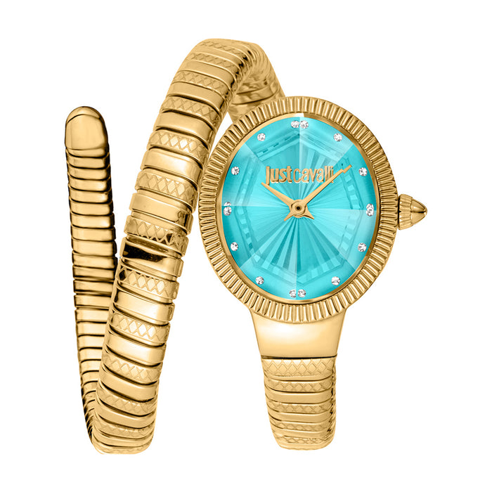 Just Cavalli Women's Ardea Turquoise Dial Watch - JC1L268M0035