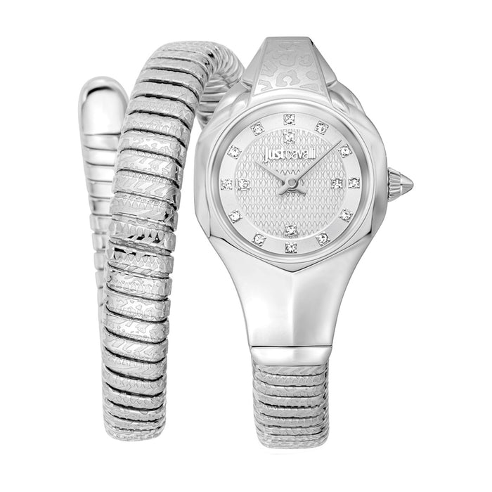 Just Cavalli Women's Amalfi Silver Dial Watch - JC1L270M0015