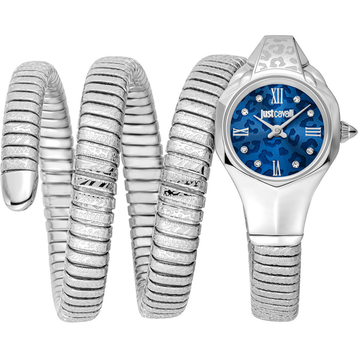 Just Cavalli Women's Ravenna Blue Dial Watch - JC1L271M0015