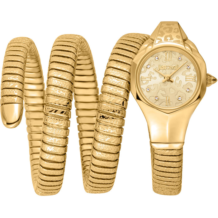 Just Cavalli Women's Ravenna Gold Dial Watch - JC1L271M0025