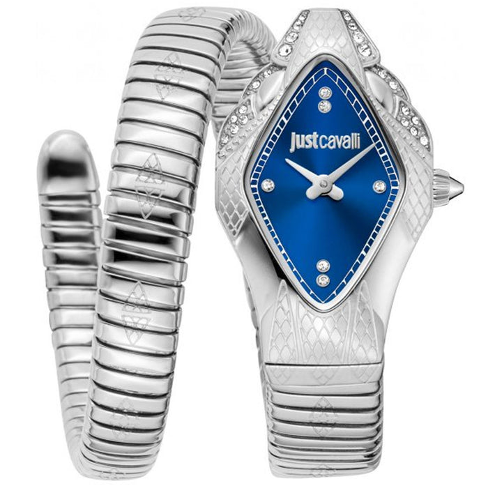 Just Cavalli Women's Ferocious Blue Dial Watch - JC1L306M0015