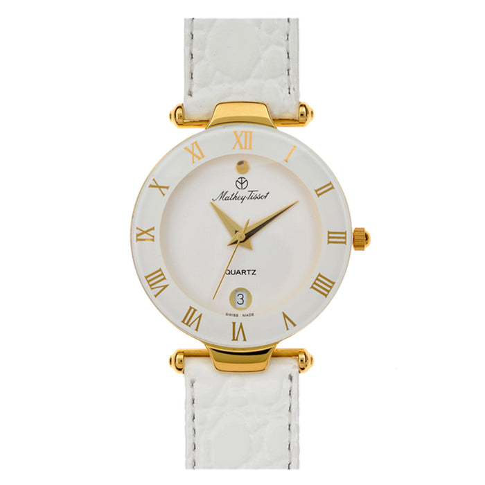 Mathey Tissot Women's Classic White Dial Watch - K233F