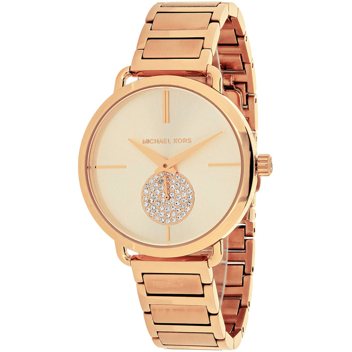 Michael Kors Women's Portia Rose gold Dial Watch - MK3640