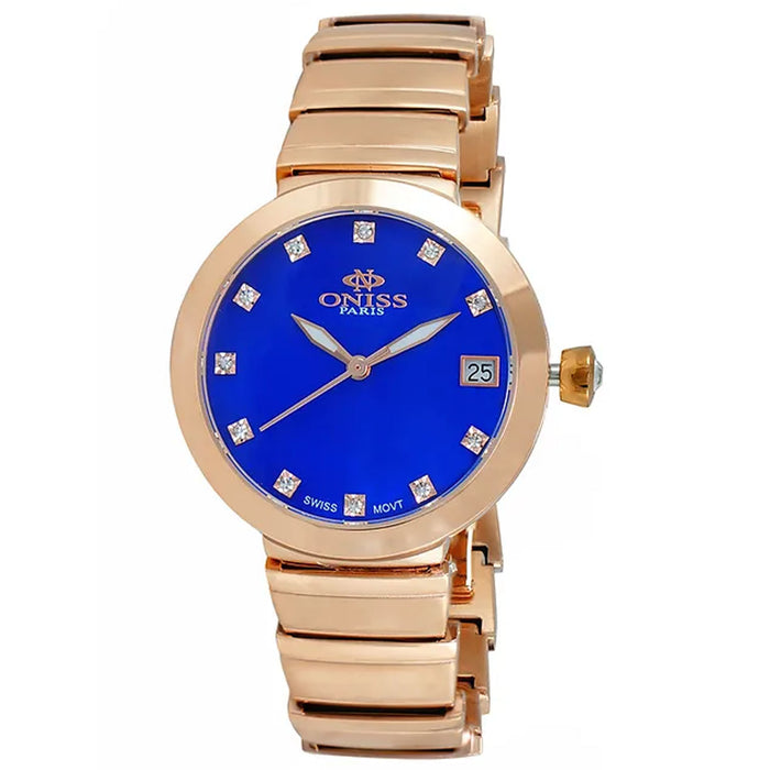 Oniss Women's Prima  Blue Dial Watch - ON5559-31_RGBU