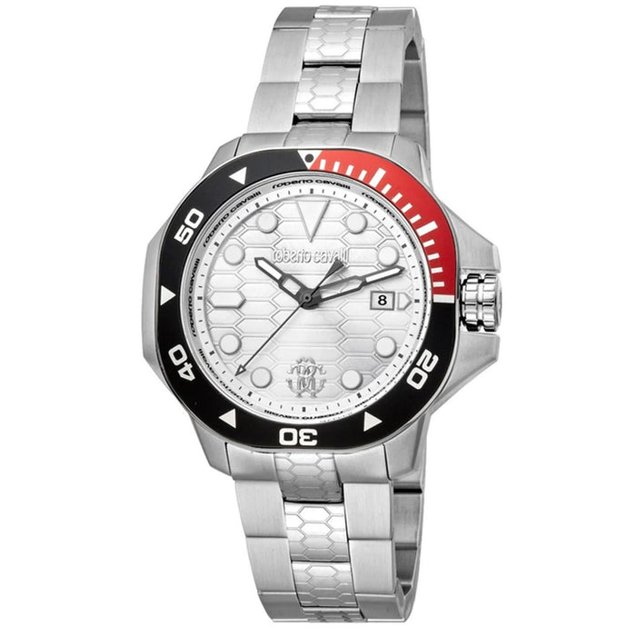 Roberto Cavalli Men's Classic Silver Dial Watch - RC5G044M0015