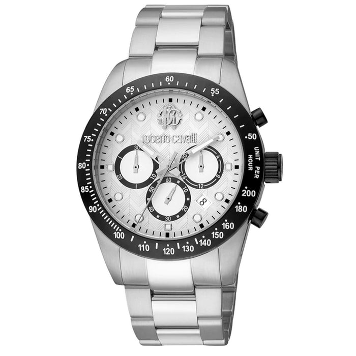 Roberto Cavalli Men's Classic Silver Dial Watch - RC5G046M0055