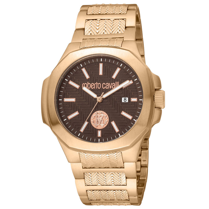 Roberto Cavalli Men's Classic Brown Dial Watch - RC5G050M0075